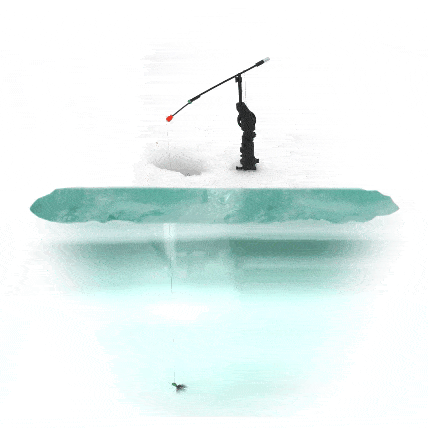 Auto jigging ice fishing rod Sputnik - Kit Etovashe #1